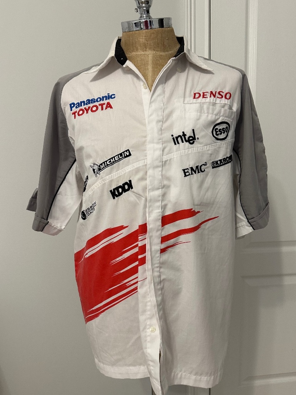 Vintage Panasonic Toyota Racing Team Formula 1 Pit Crew Shirt